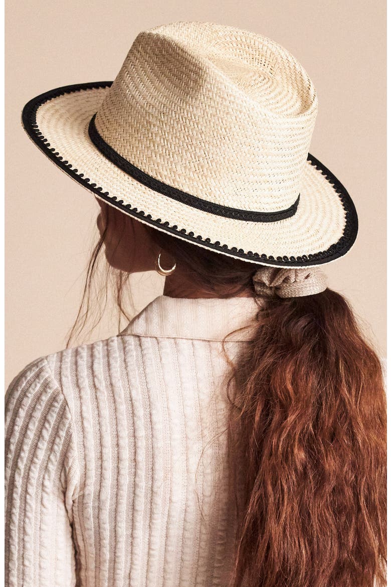 Lera II Straw Fedora, Alternate, color, TAN