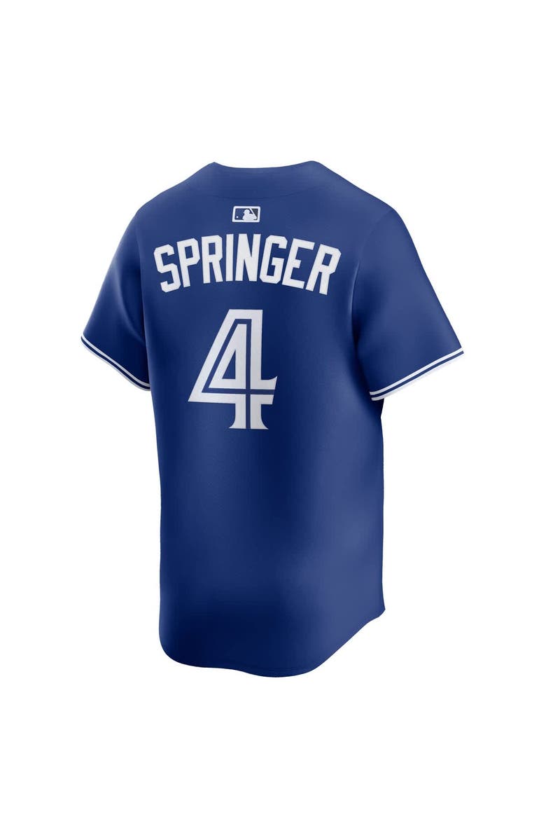 Nike Men's Nike George Springer Royal Toronto Blue Jays Alternate 2 Limited Jersey, Alternate, color, 