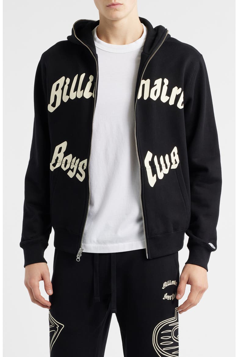 BB Karat Zip Up Hoodie, Main, color, BLACK