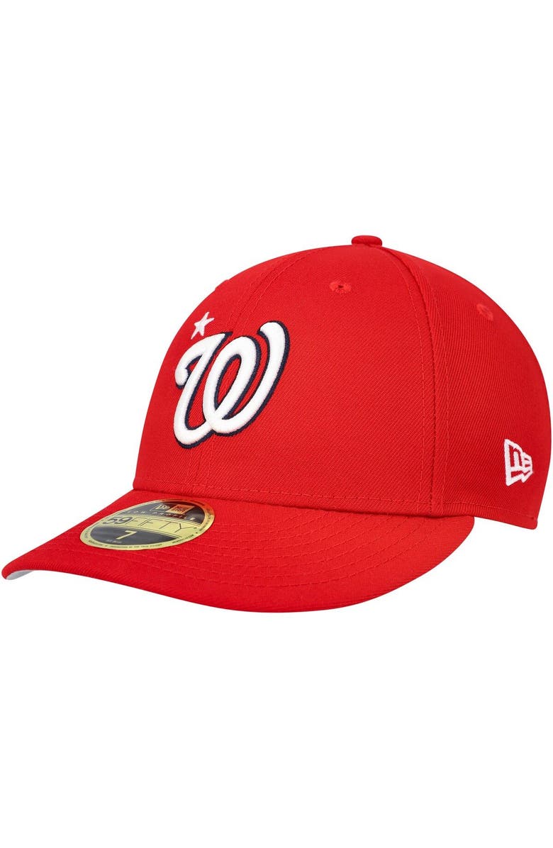 New Era Men's New Era  Red Washington Nationals 2023 MLB All-Star Game Workout Low Profile 59FIFTY Fitted Hat, Alternate, color, 