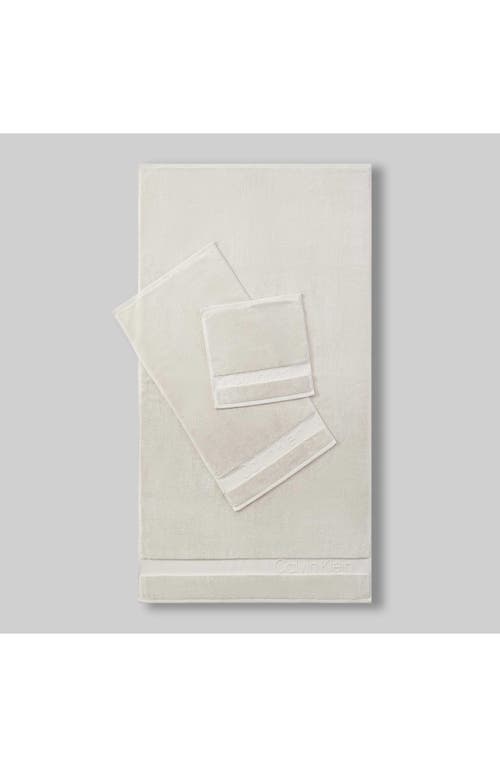Calvin Klein Home Iconic 3-piece Towel Set In Neutral
