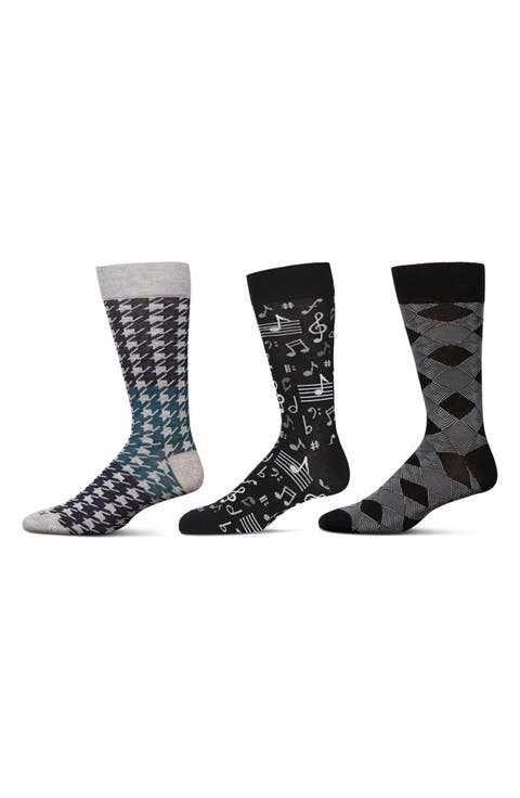 Hobby Assorted 3-Pack Crew Socks