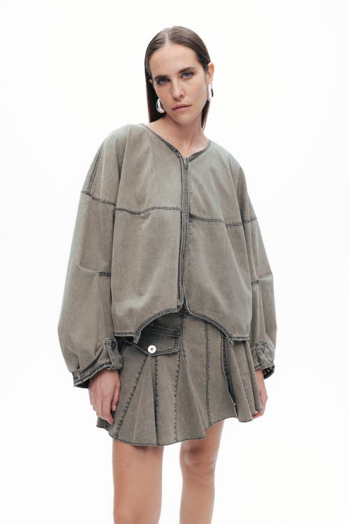 NOCTURNE NOCTURNE ASYMMETRICAL CUT JACKET