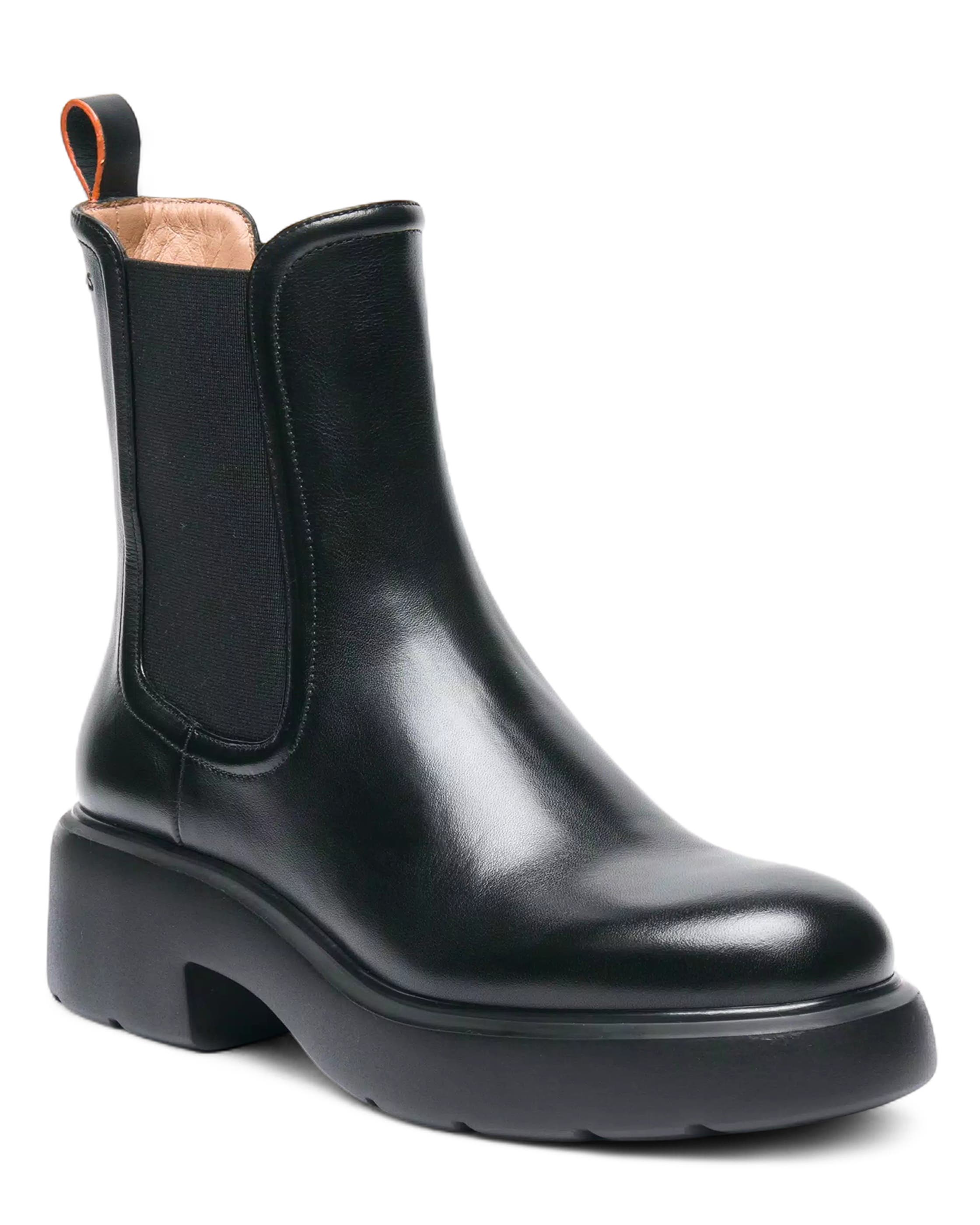 Leather Easy Ankle Boot, Alternate, color, Black