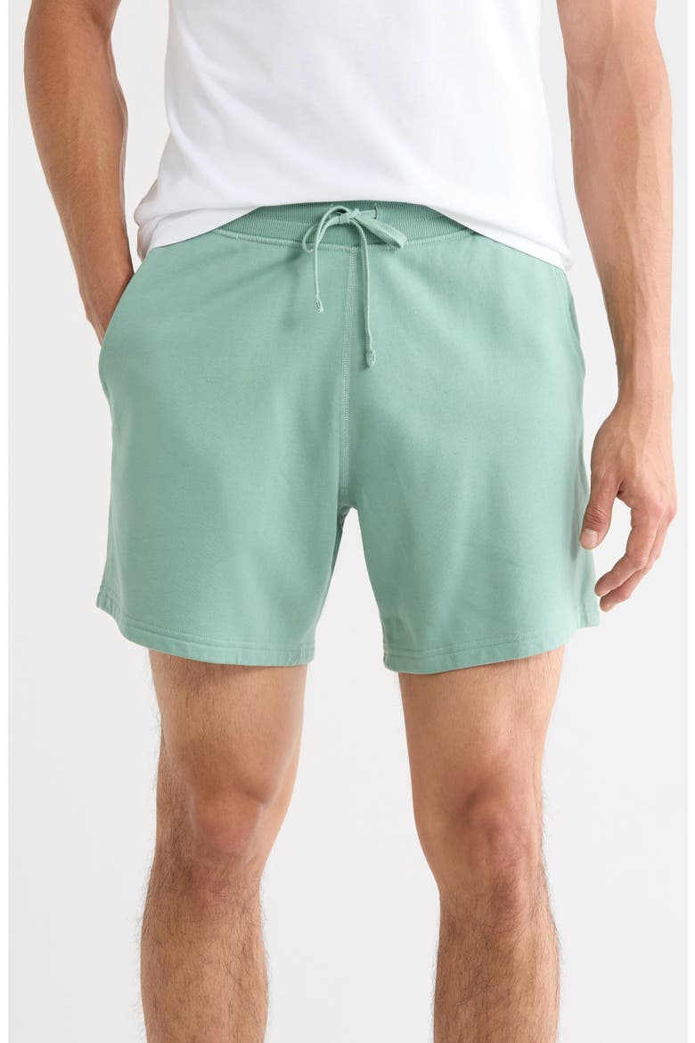 French Terry Sweat Shorts, Main, color, SAGE