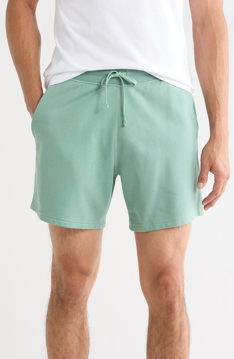 Reigning Champ French Terry Sweat Shorts, Main, color, Sage