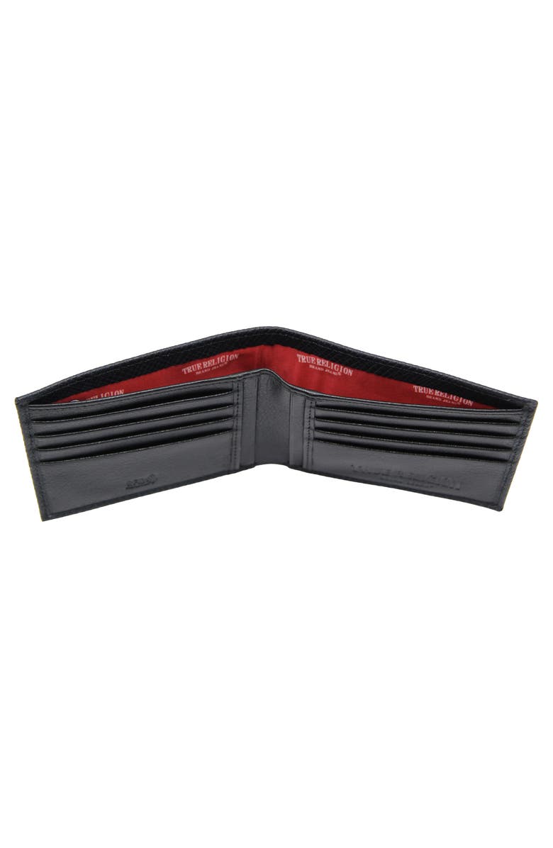 True Religion Louis Bifold Leather Wallet, Alternate, color,