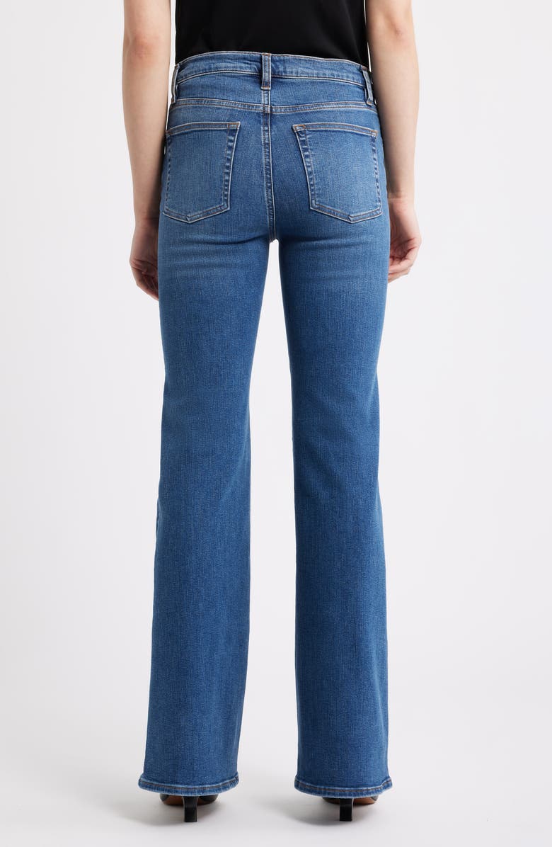 FRAME The Icon High Waist Flare Jeans, Alternate, color, Foxley
