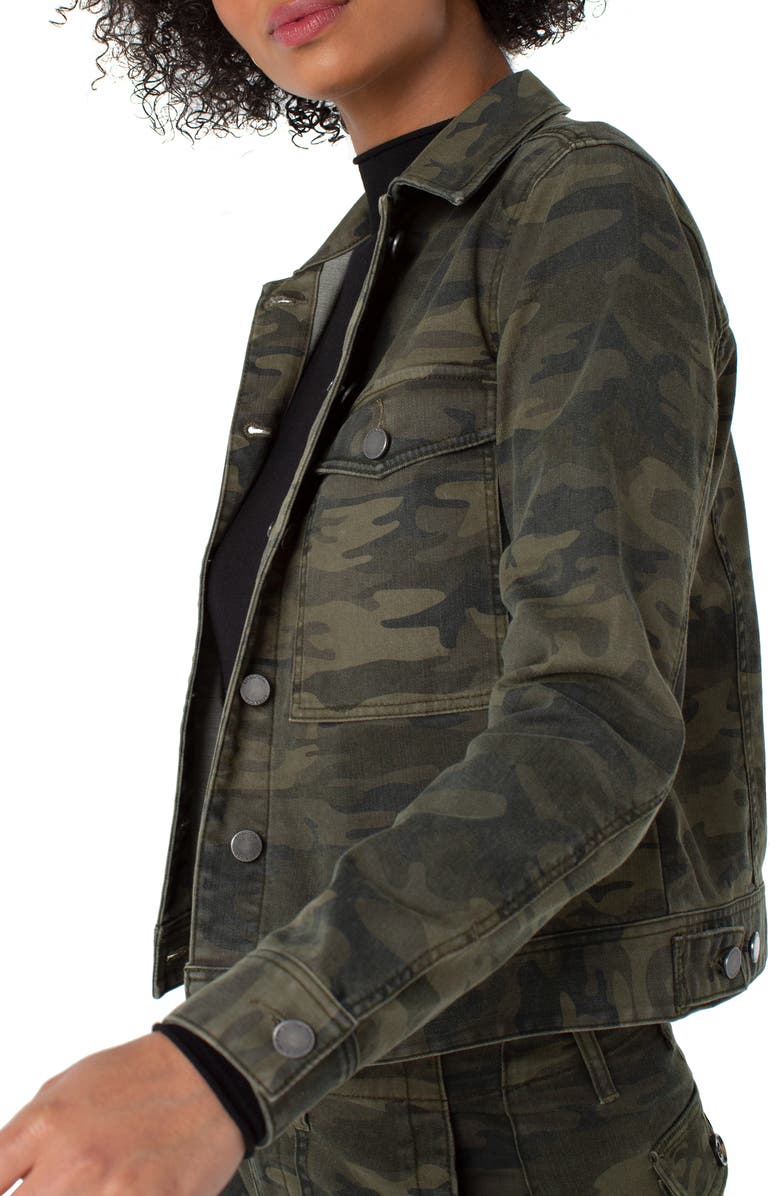 Liverpool Los Angeles x Living in Yellow Denim Jacket, Alternate, color, 