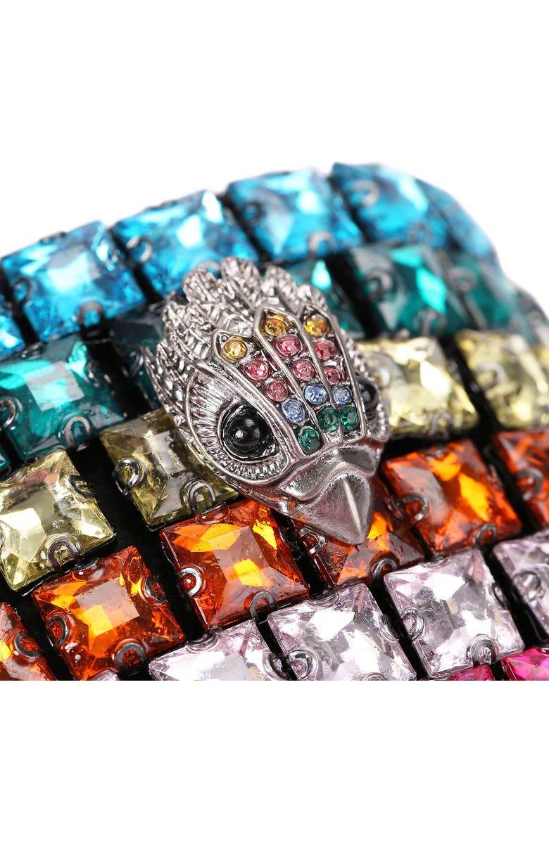 Kurt Geiger London Meena Eagle Slide Sandal, Alternate, color, Charcoal