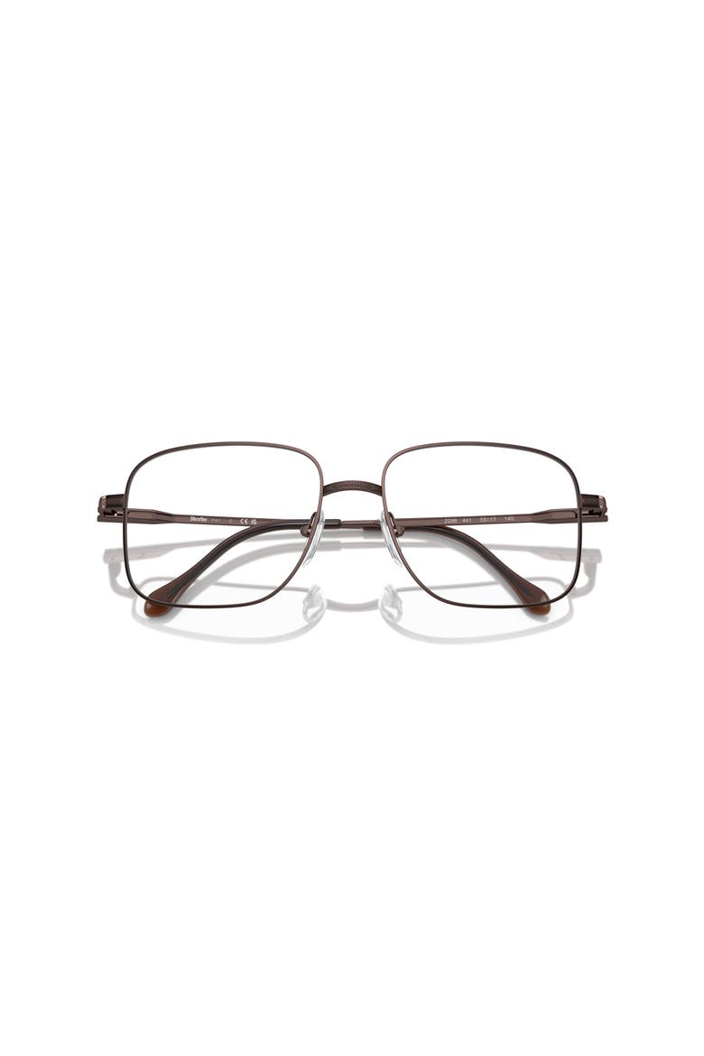 55mm Square optical glasses, Alternate, color, Black