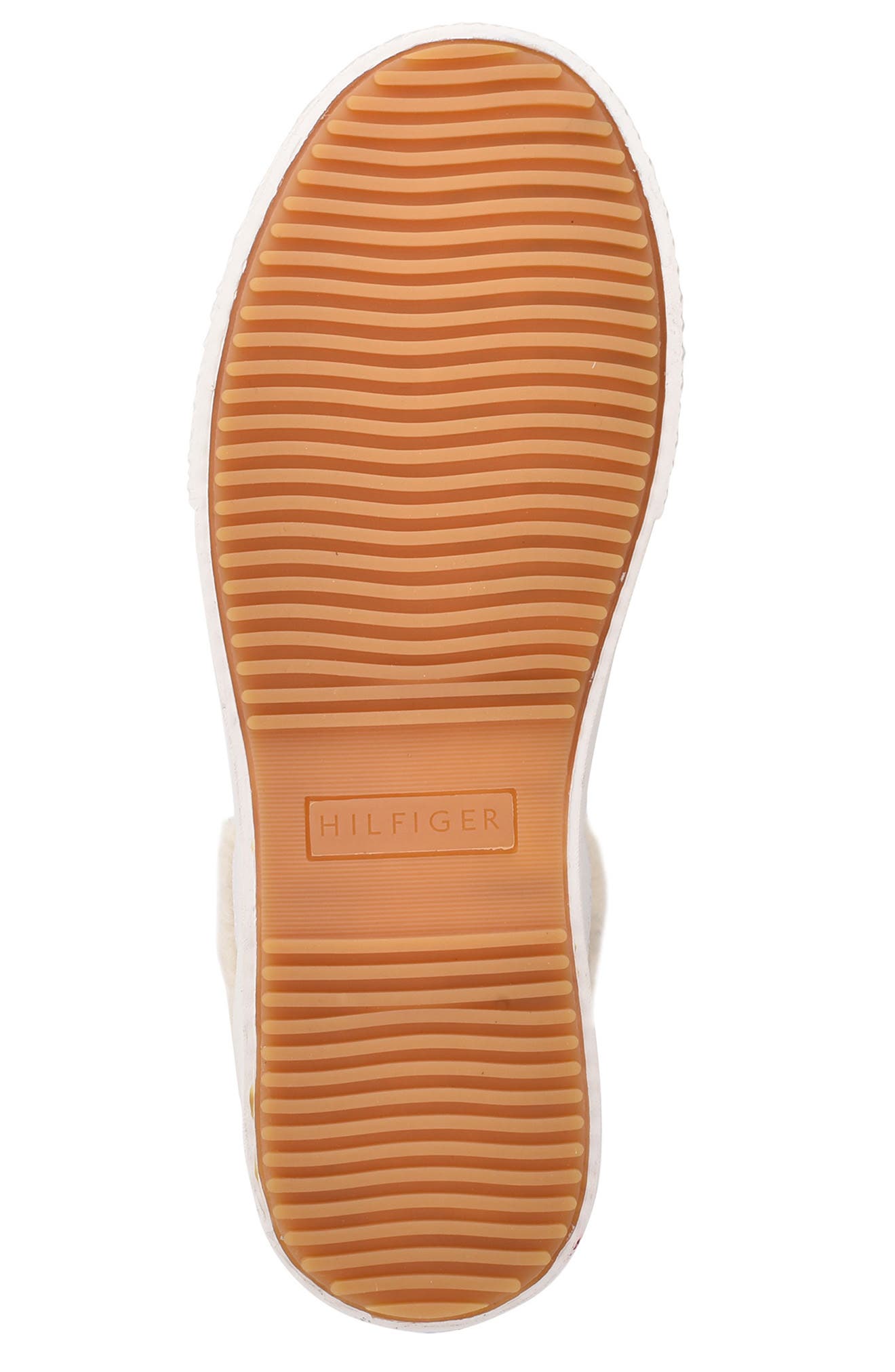 Tommy Hilfiger Saveri Faux Shearling Trim Platform Sneaker, Alternate, color, 