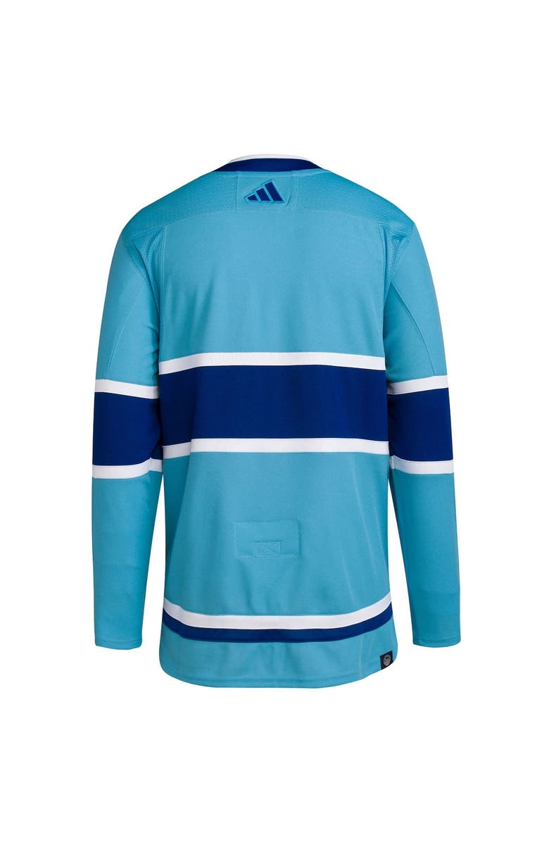 adidas Men's adidas Light Blue Montreal Canadiens Reverse Retro 2.0 Authentic Blank Jersey, Alternate, color, 