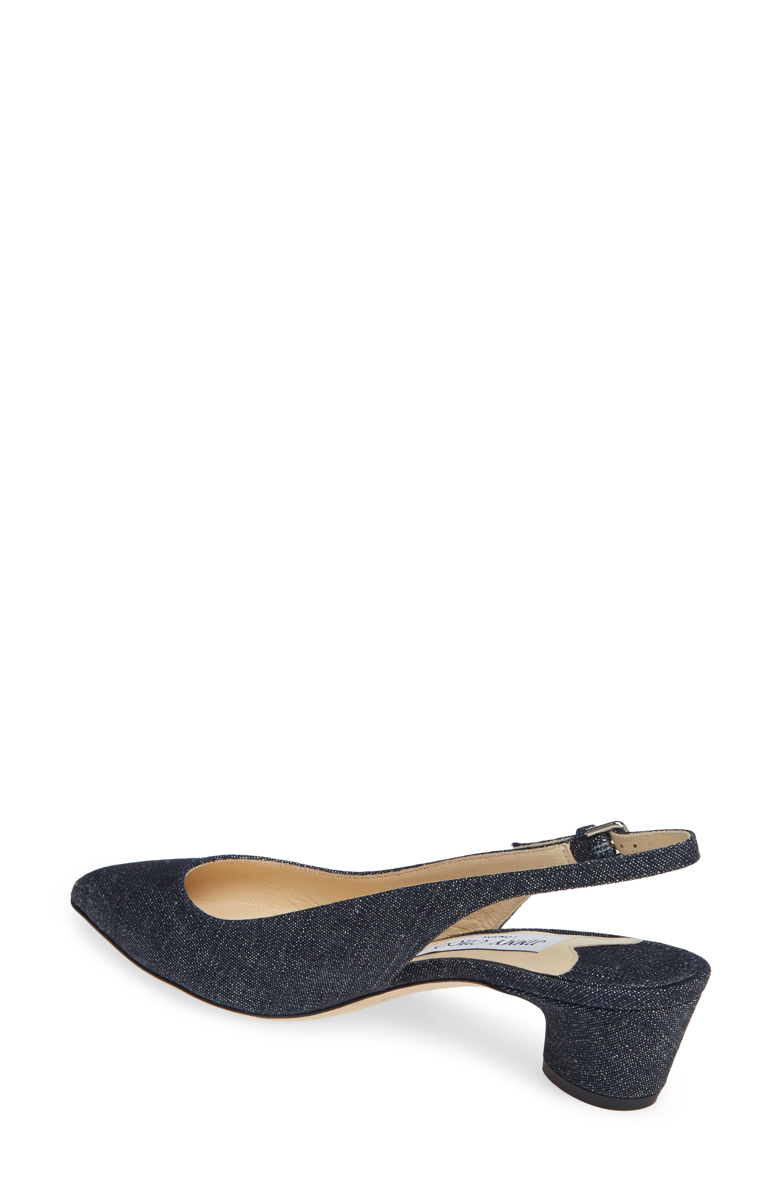 Gemma Slingback Pump, Alternate, color, INDIGO DENIM