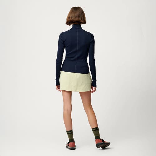 Hikerkind Ribbed Merino Turtleneck 02 In Blue