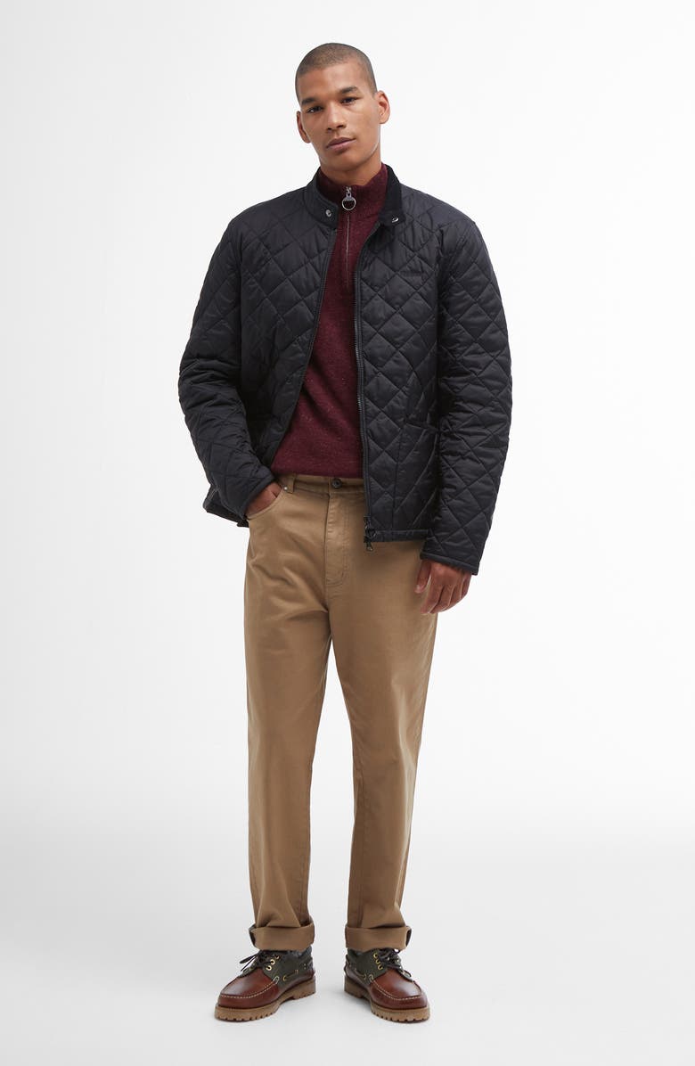 Barbour Linden Quilted Jacket, Alternate, color, Black