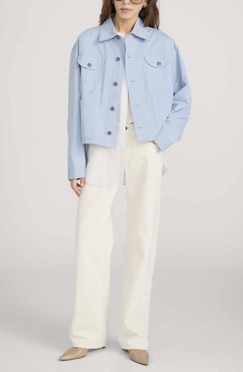 FRAME The Utility Jacket, Alternate, color, Sky Blue