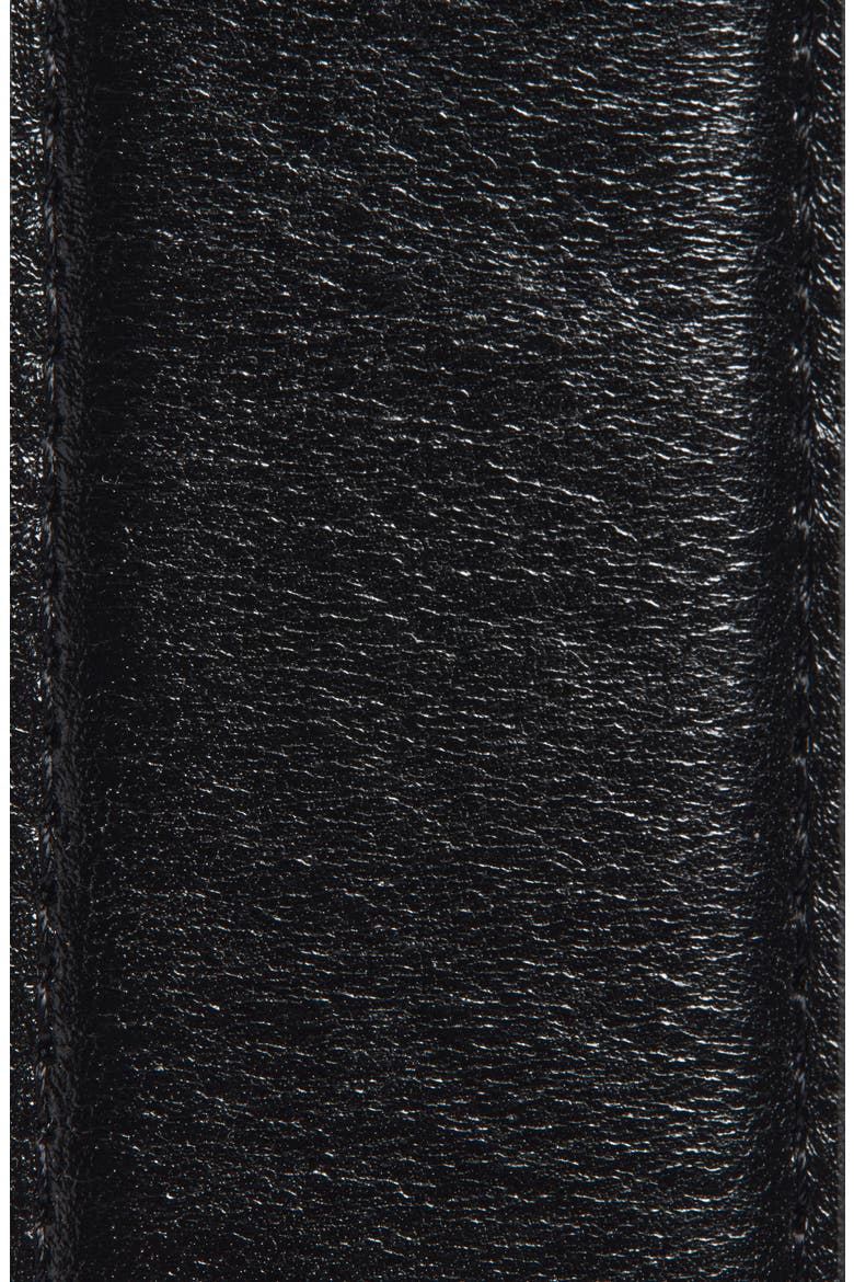 Juana Leather Belt, Alternate, color, BLACK