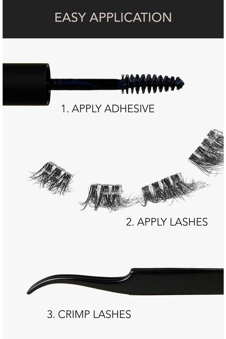 Volume Luxe Wispy Shorties No. 30 False Lashes, Alternate, color, BLACK