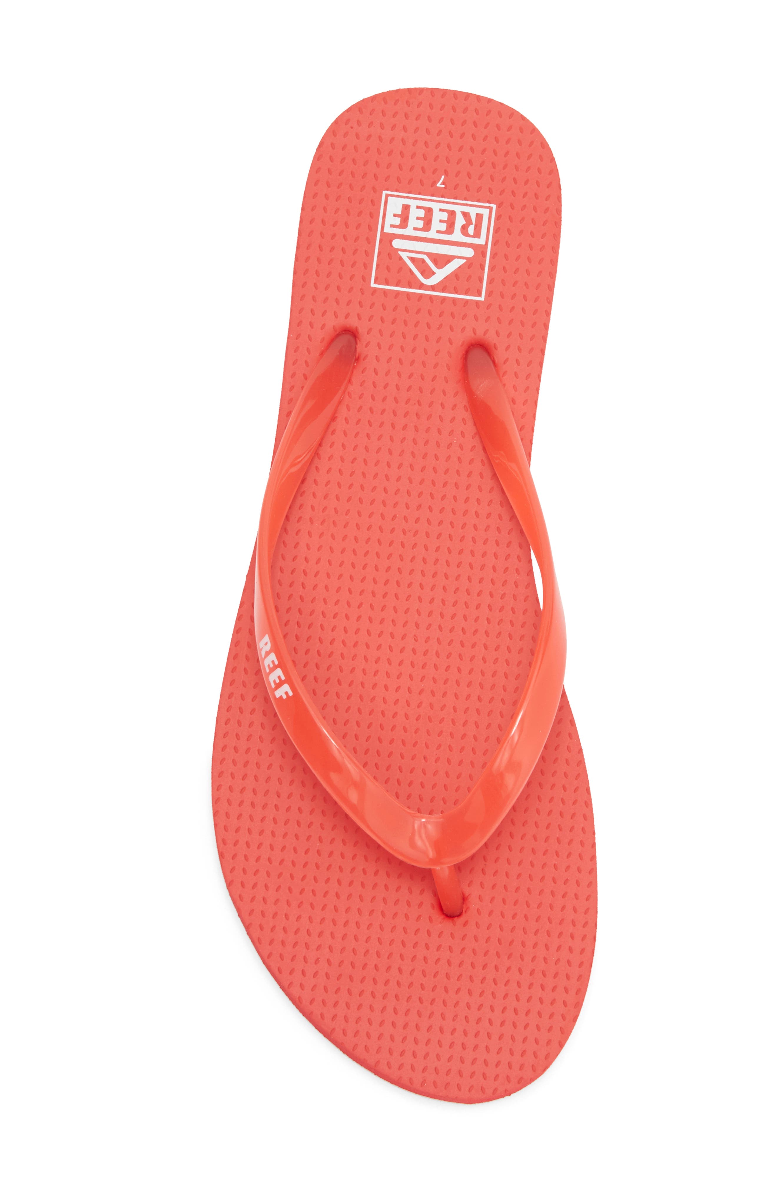 Seaside Jelly Strap Flip Flop, Alternate, color, HIBISCUS