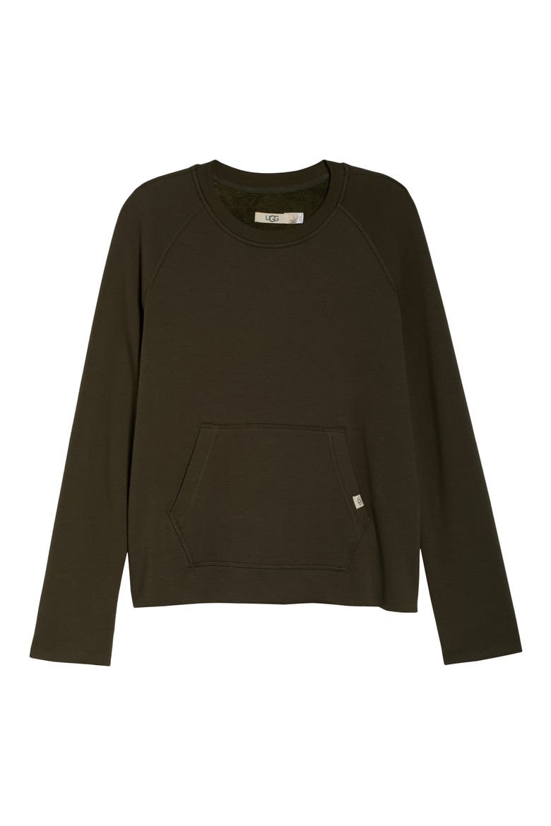 Hallidie Fleece Pullover, Alternate, color, OLIVE