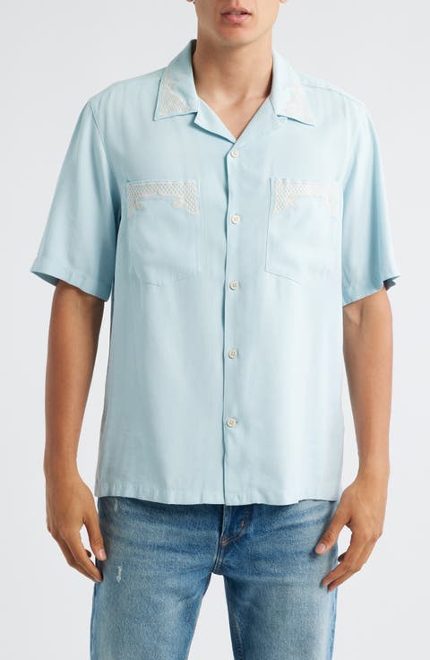 Julio Embroidered Button-Up Shirt