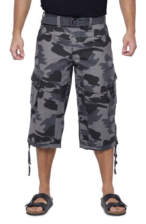 Belted Cargo Shorts