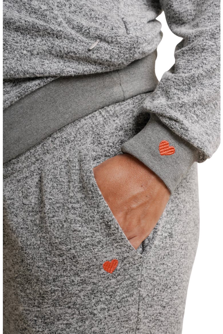Heart On My Pocket Maternity Sweatpants, Alternate, color, Grey