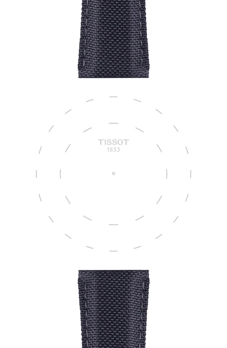 Tissot 21mm Fabric Watch Strap, Alternate, color,