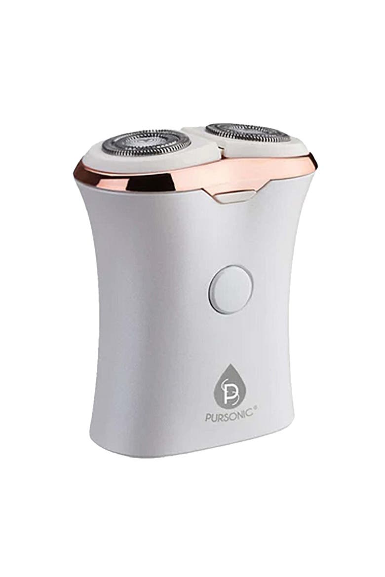 Rechargeable USB Ladies Shaver, Main, color, White