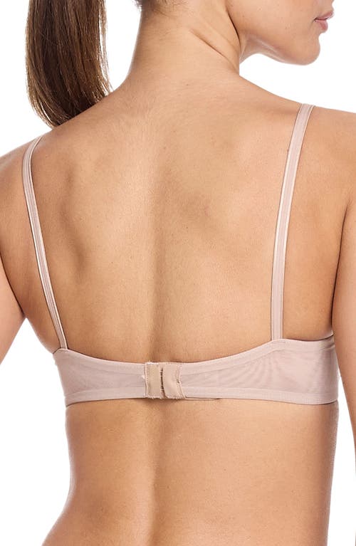 Hanky Panky Underwire Lined Mesh Plunge Bra In Chai