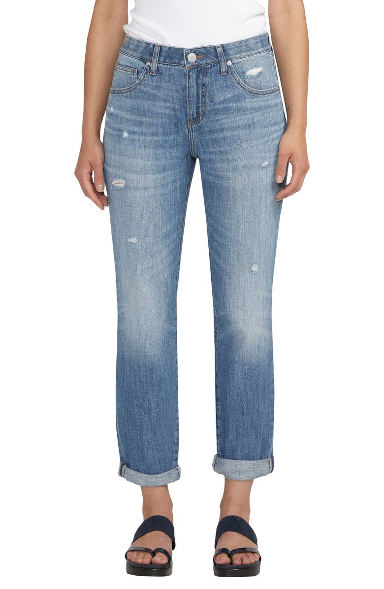 JAG Carter Mid Rise Girlfriend Jeans, Main, color,