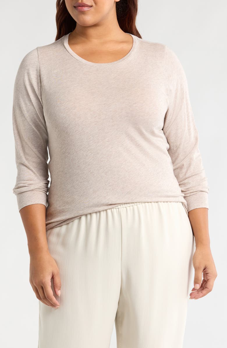 Eileen Fisher Long Sleeve T-Shirt, Main, color, 
