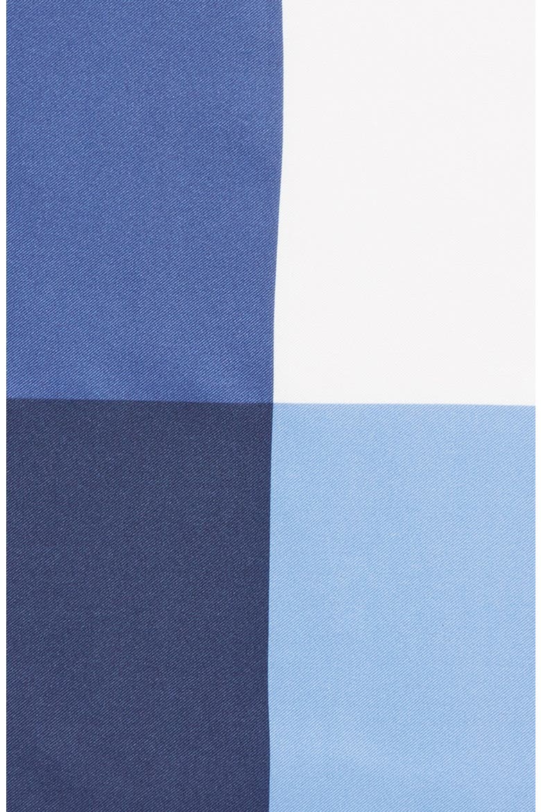 Panel Silk Pocket Square, Alternate, color, BLUE