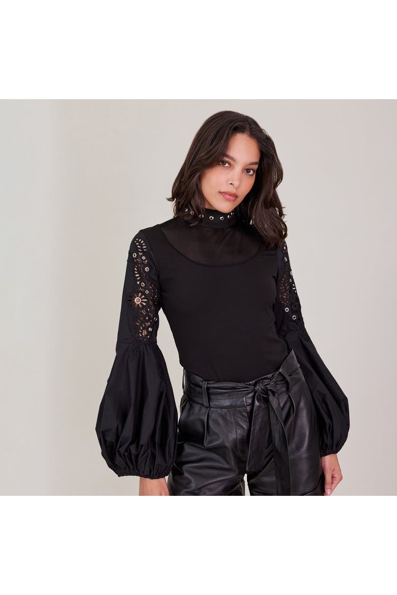 Lenna Top, Alternate, color, Black