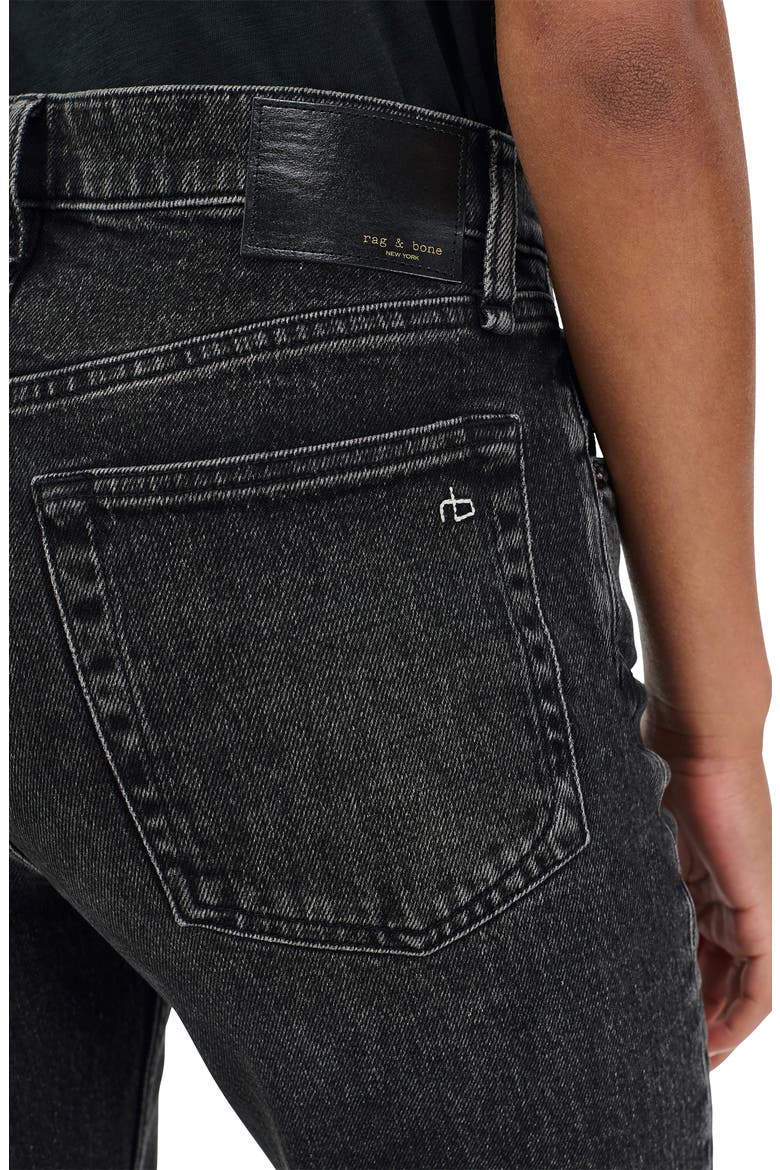 Harlow Mid Rise Ankle Straight Leg Jeans, Alternate, color, CINDER