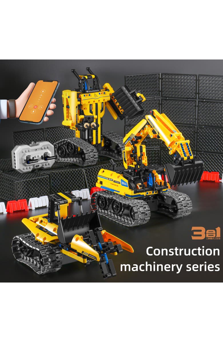 iM.Master STEM Academy Mechanical Master R/C 3In1 Excavator & Robot, Alternate, color, 