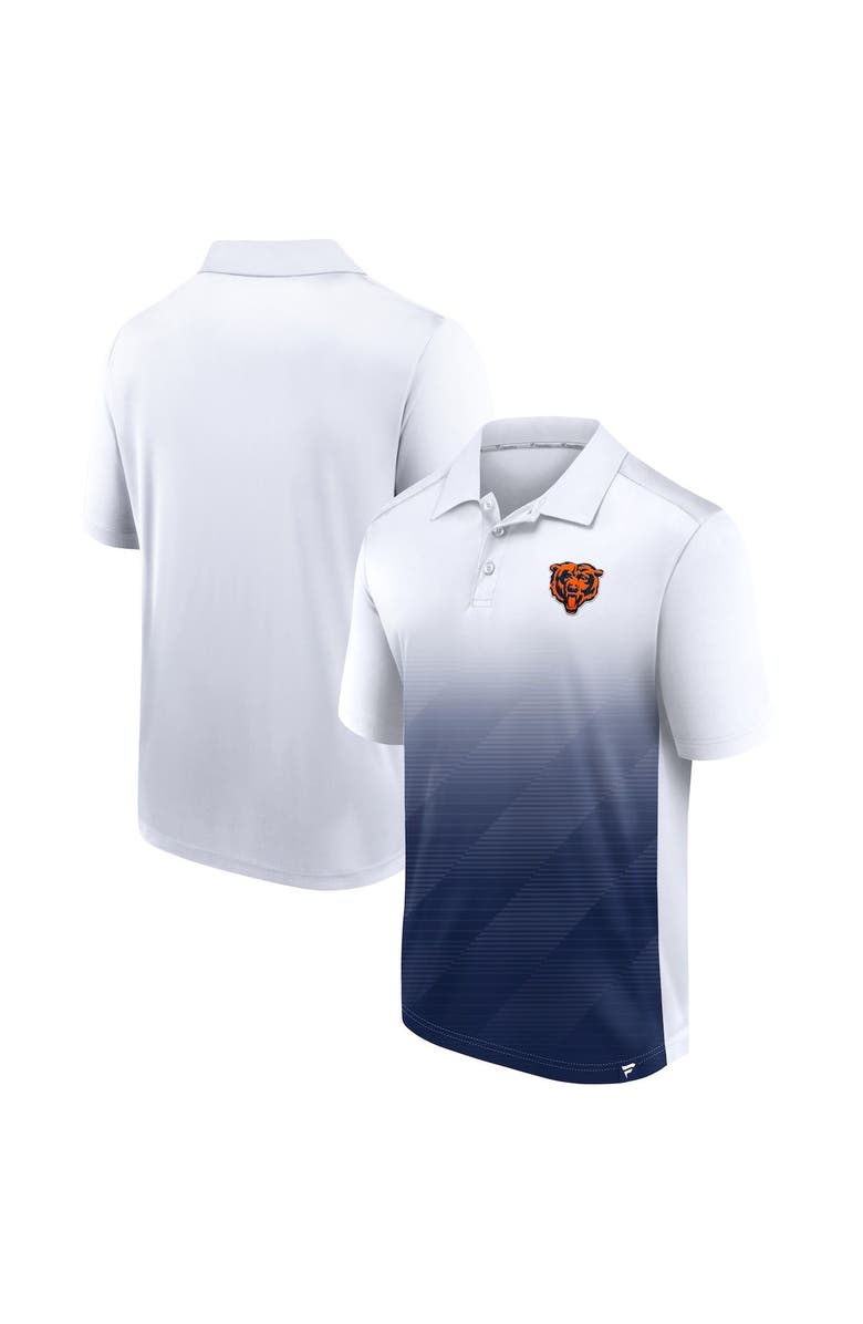 FANATICS Men's Fanatics Branded White/Navy Chicago Bears Parameter Polo, Main, color,