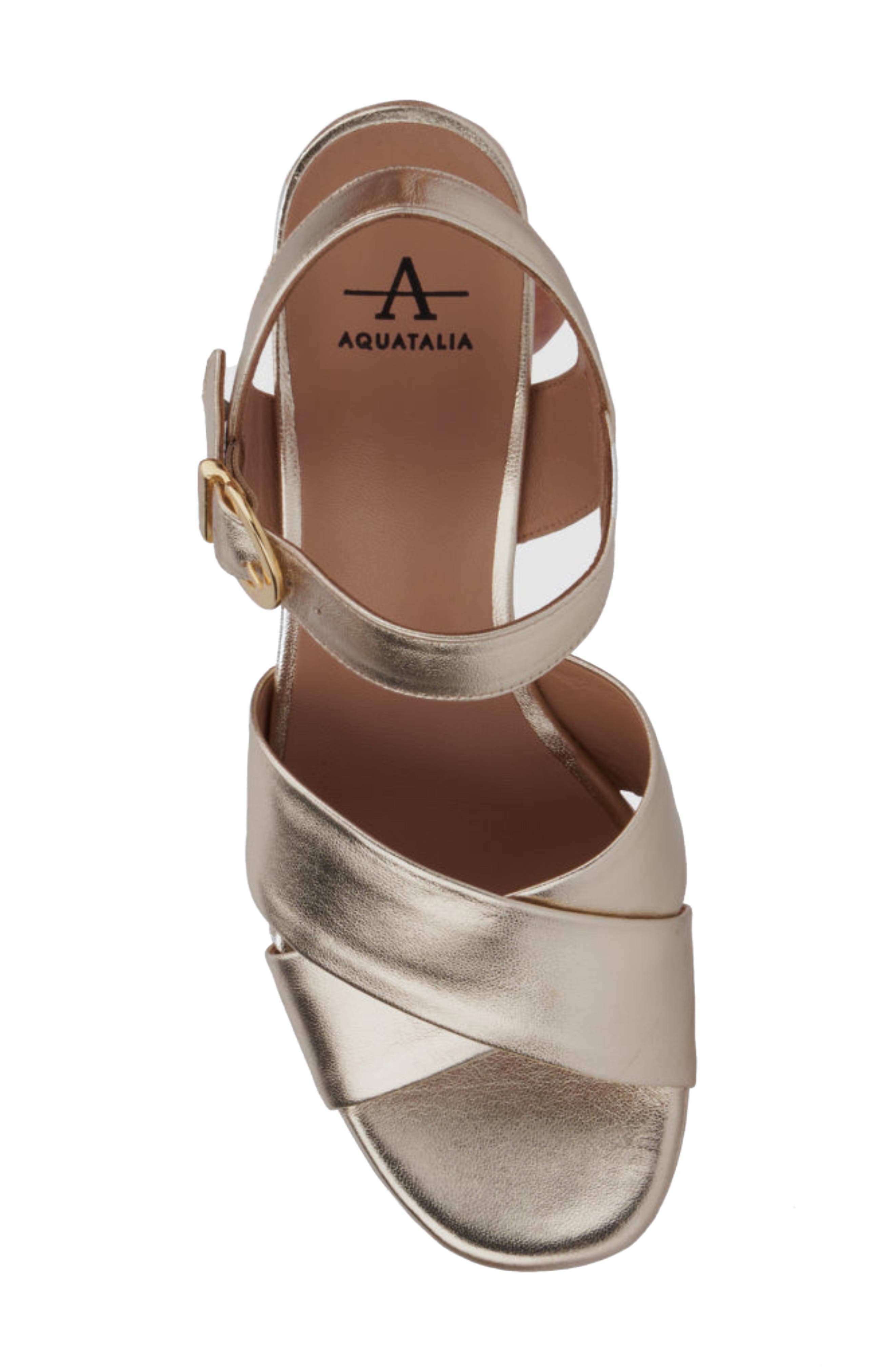 Mianna Platform Sandal, Alternate, color, PLATINO