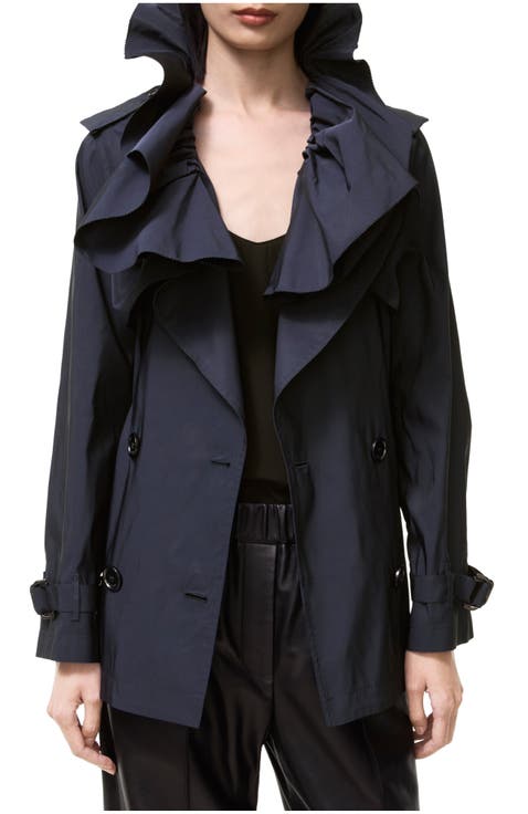 Faille Clare Trench Jacket