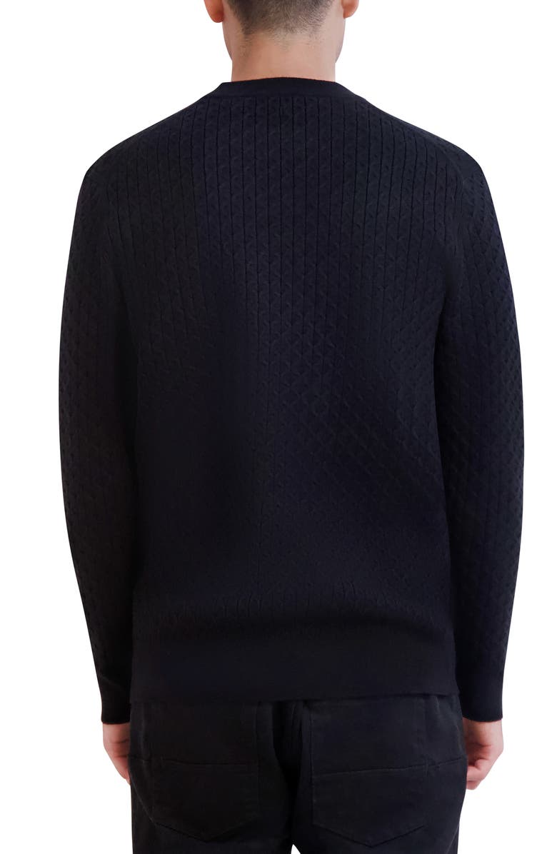 KARL LAGERFELD PARIS Texture Sweater, Alternate, color,