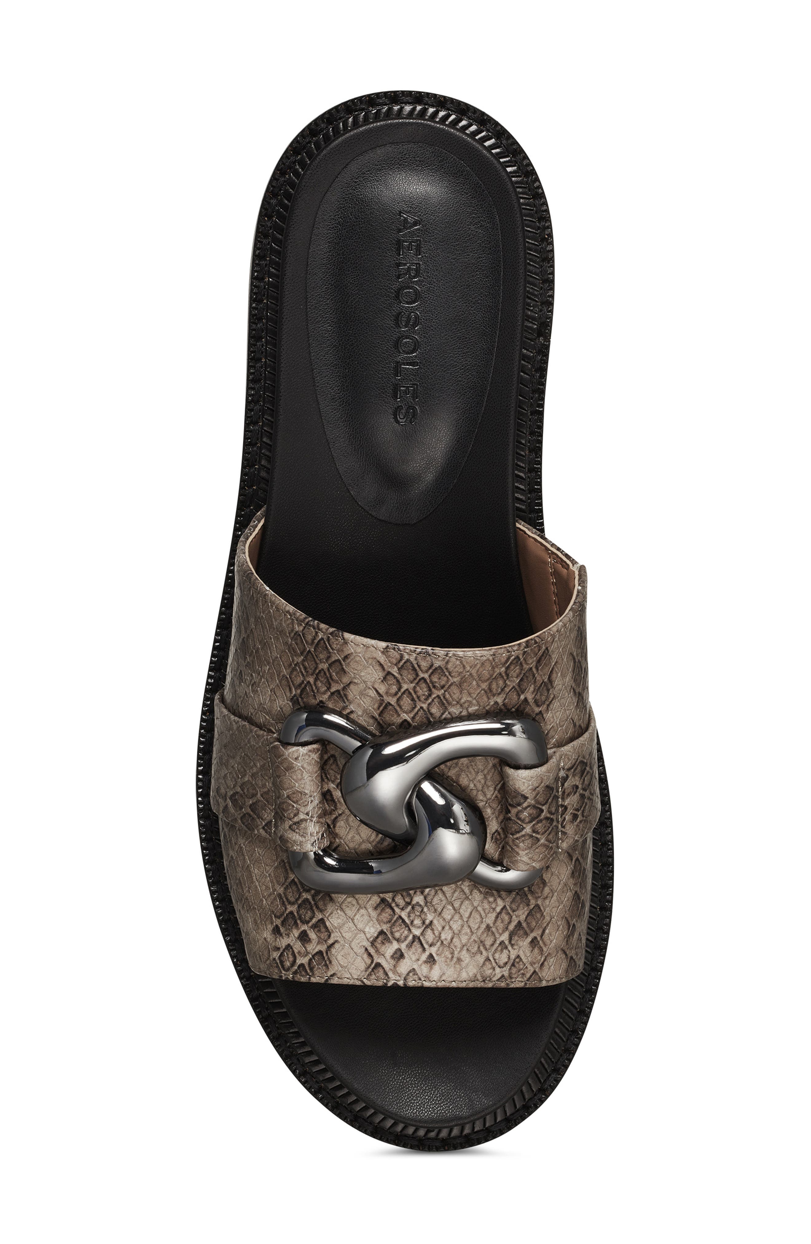 Lima Slide Sandal, Alternate, color, GREY SNAKE