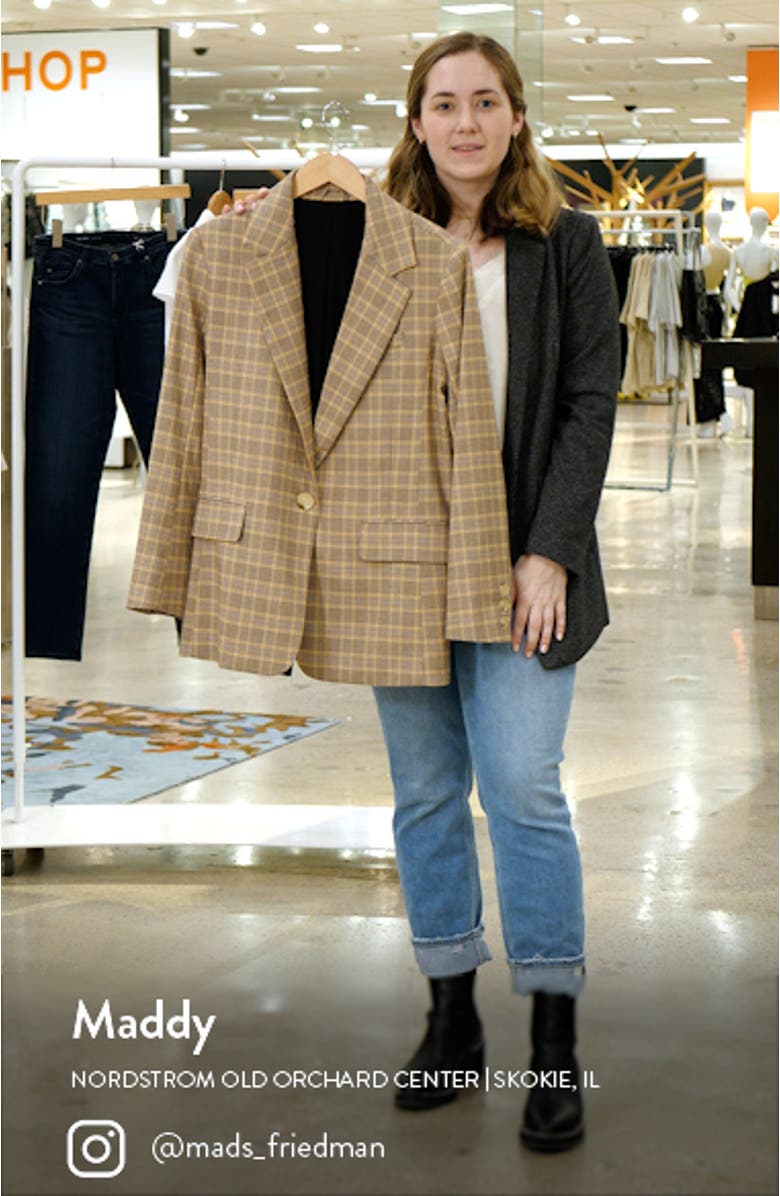 Crosby Plaid Blazer, sales video thumbnail