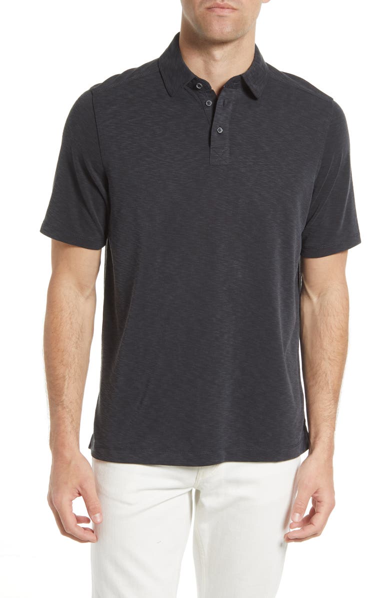 Johnston & Murphy Slub Modal Blend Polo, Main, color, 