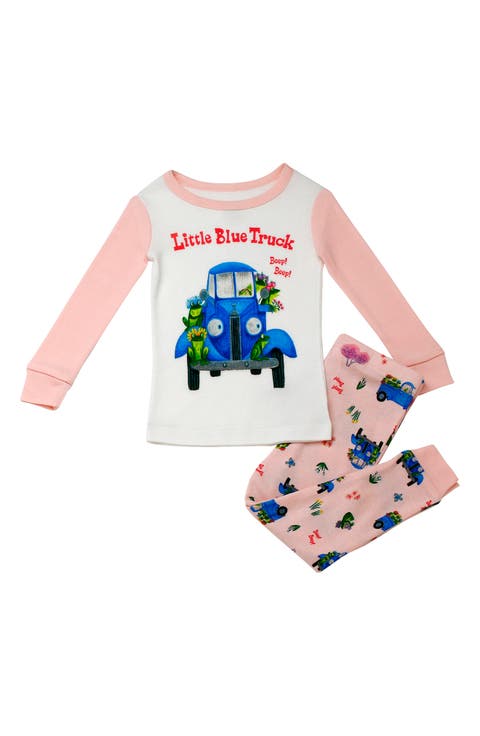 Kids' Little Blue Truck Two-Piece Fitted Pajamas (Toddler)