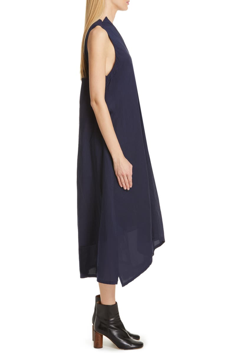 Y's by Yohji Yamamoto O-FR Gusset V-Neck Dress, Alternate, color, 