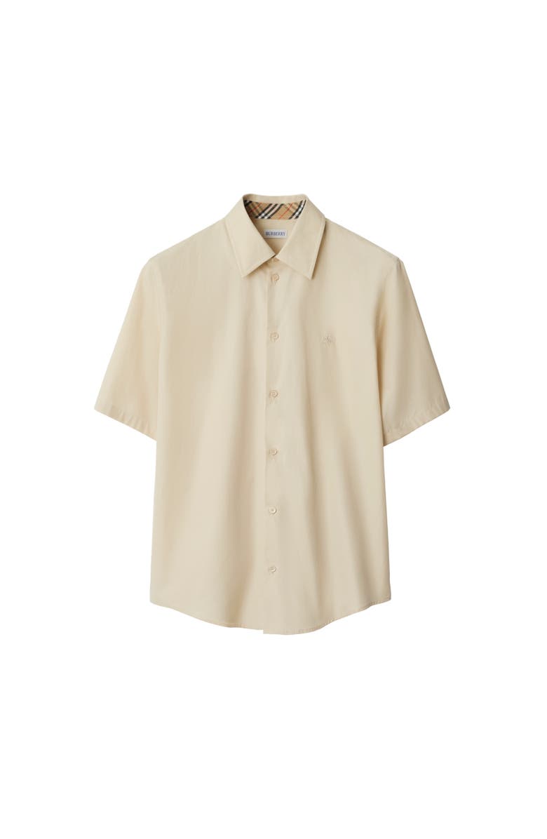 Burberry Slim Fit Cotton Shirt, Alternate, color, 