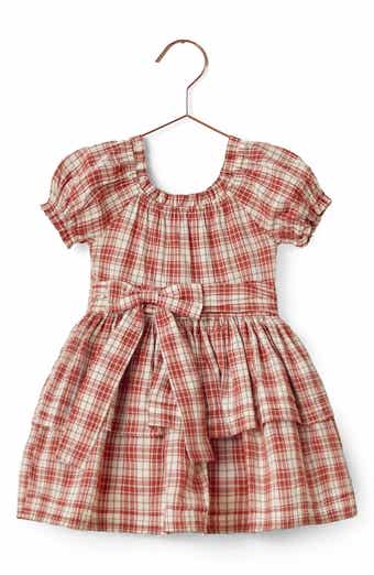 Kids' Annette Holiday Tartan Tiered Dress