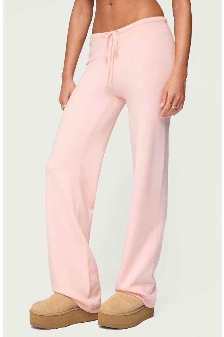 Montanna Knit Drawstring Pants, Alternate, color, LIGHT-PINK