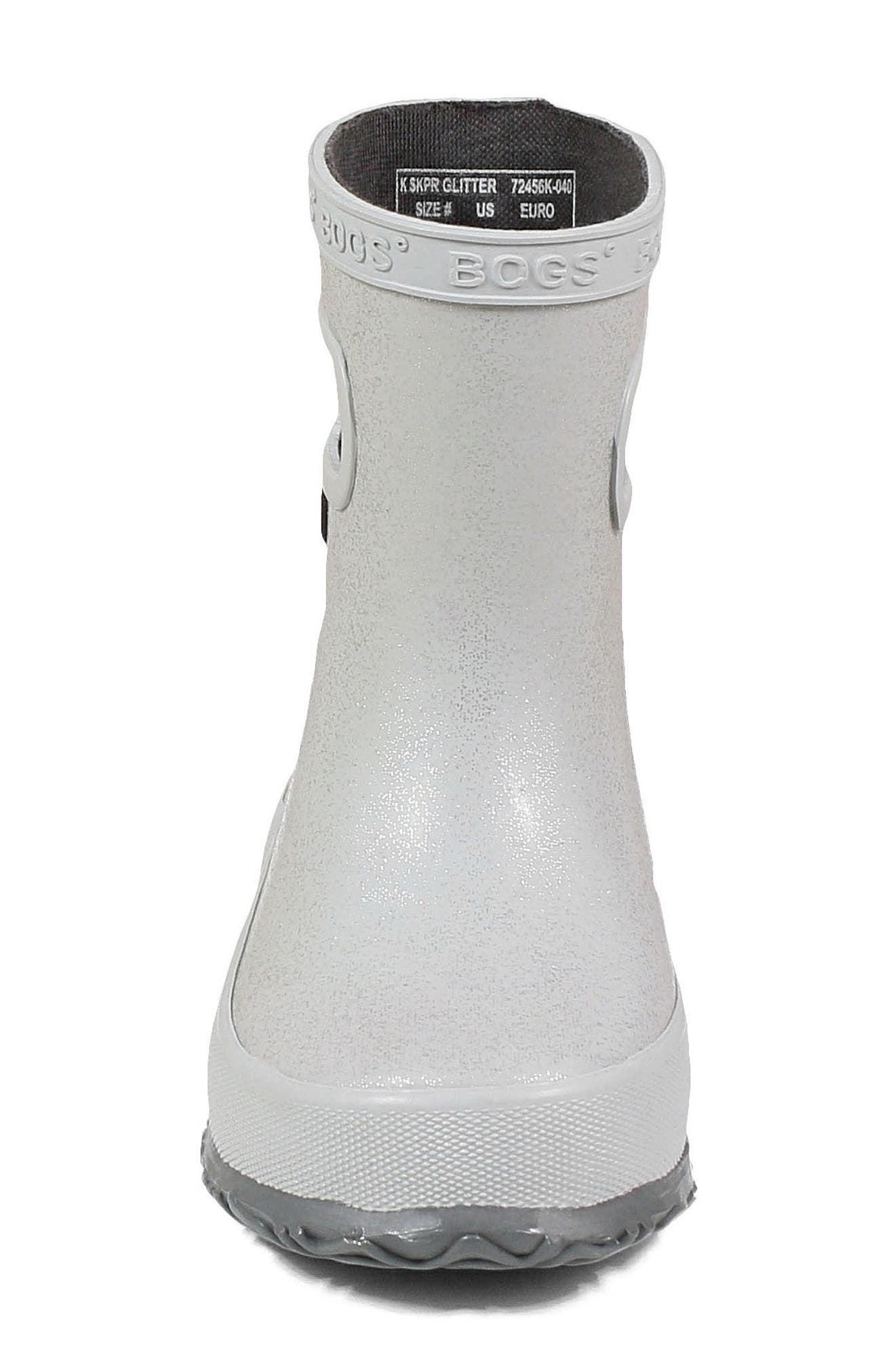 Bogs Glitter Skipper Waterproof Rain Boot, Alternate, color, 